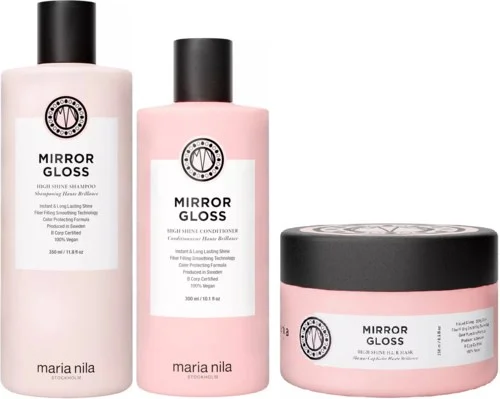 maria nila Mirror Gloss Bundle Shampoo 350 ml & Conditioner 300 ml & Mask 250 ml v:2158829 maria nila Mirror Gloss Bundle Shampoo 350 ml & Conditioner 300 ml & Mask 250 ml v:2158829