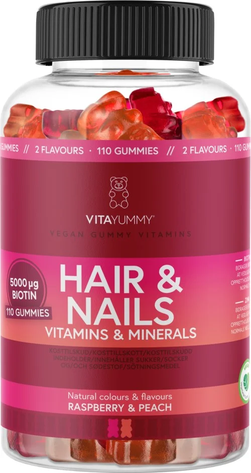 VitaYummy Raspberry & Peach 110 stk v:6773743