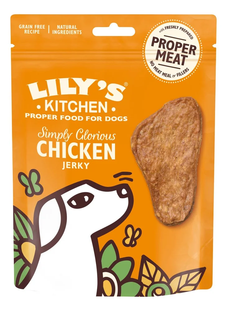 Lily´s Kitchen hundesnack, Simply Glorious Chicken Jerky - 70g. v:5699841