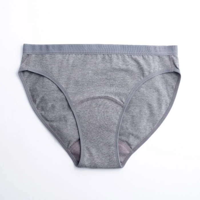 ImseVimse mensentruse bikini XXL gråmelert v:3903210 ImseVimse mensentruse bikini XXL gråmelert v:3903210