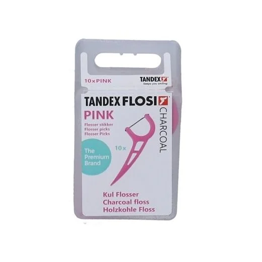 Tandex Flosi Flosser Pink tanntråd – 10 stk. v:2222173 Tandex Flosi Flosser Pink tanntråd – 10 stk. v:2222173