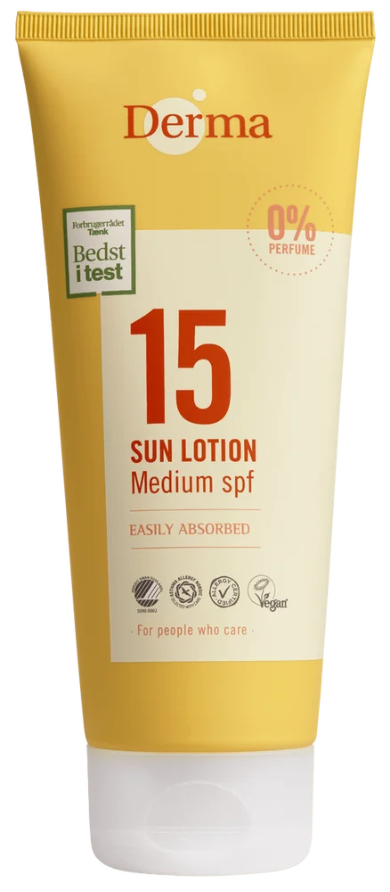 Derma Solkrem SPF15 - 200 ml v:8962485