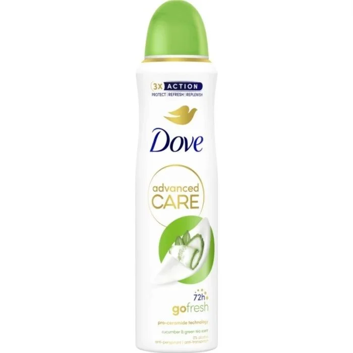 Dove 72h Advanced Care Cucumber & Green Tea Spray 150 ml v:6392872