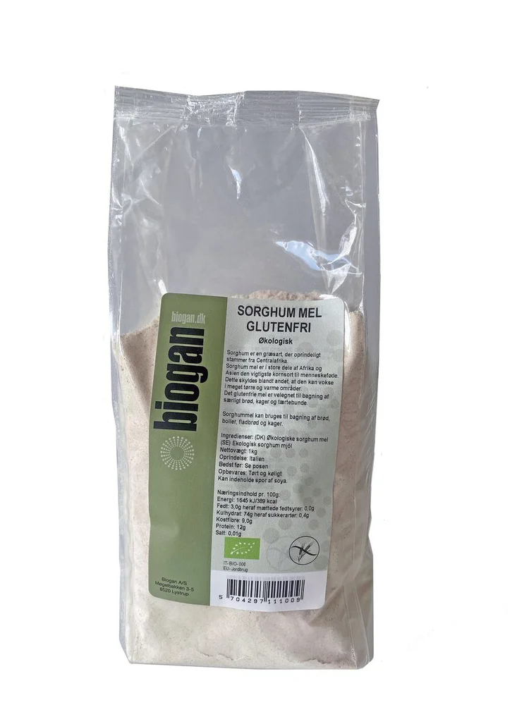 Biogan Sorghum Mel glutenfri Ø – 1 kg v:6747328 Biogan Sorghum Mel glutenfri Ø – 1 kg v:6747328