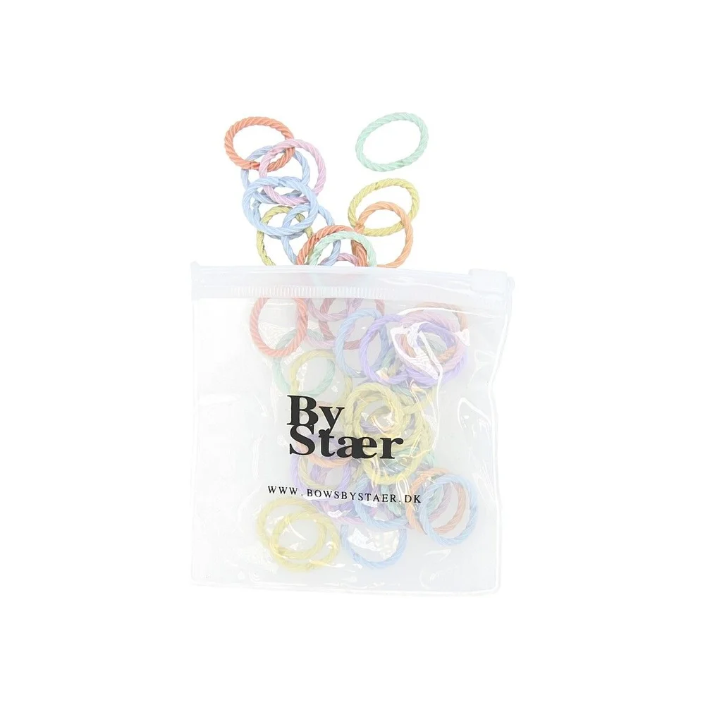 By Stær Mini Hårstrikk Mix 5 – 50 stk v:5940991