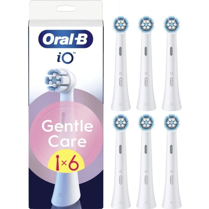 Oral-B iO Gentle Care børstehoder Hvit 6 stk v:9066483