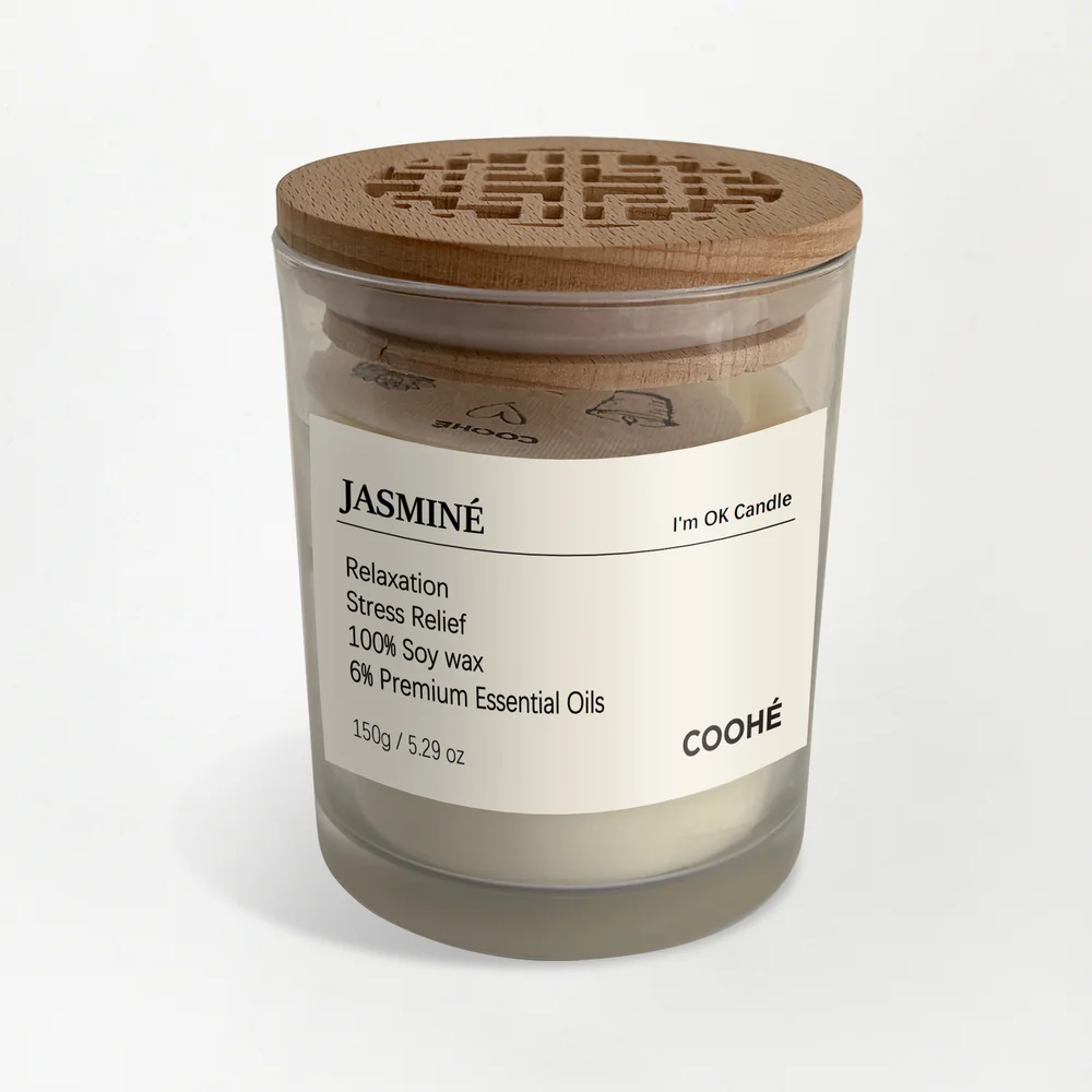 I’m OK Soy Wax Aroma Candle Jasminé 150 g – COOHÉ v:8536732