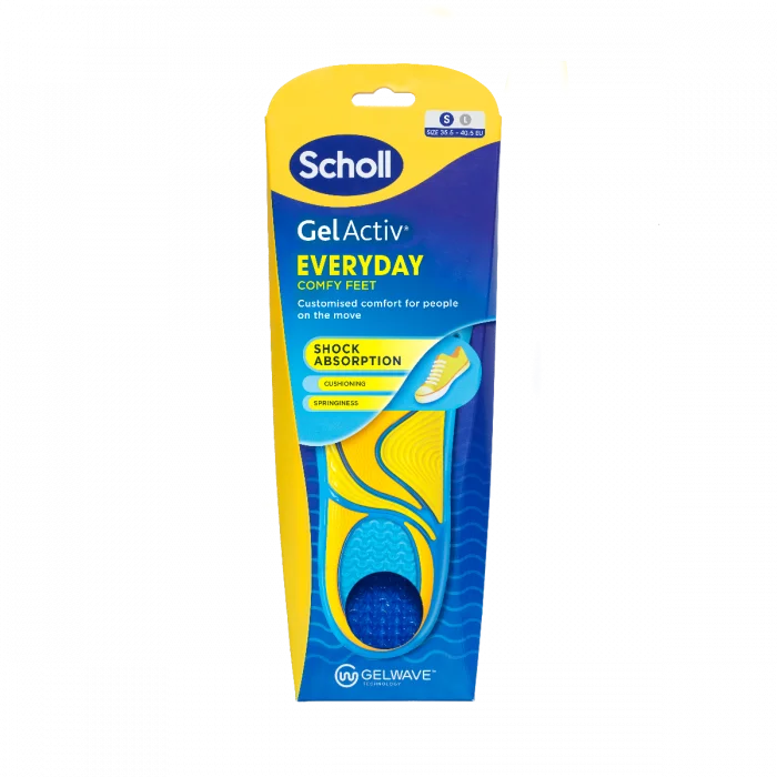 Scholl Gel Activ Everyday innleggssåler Small 1 par v:4679967 Scholl Gel Activ Everyday innleggssåler Small 1 par v:4679967