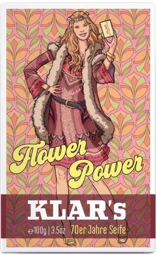 Klar Seifen 70s Retro Soap Flower Power 100 g v:5946784 Klar Seifen 70s Retro Soap Flower Power 100 g v:5946784