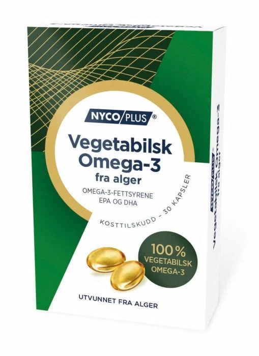 Nycoplus Vegansk Omega-3 fra alger 30stk v:6297872