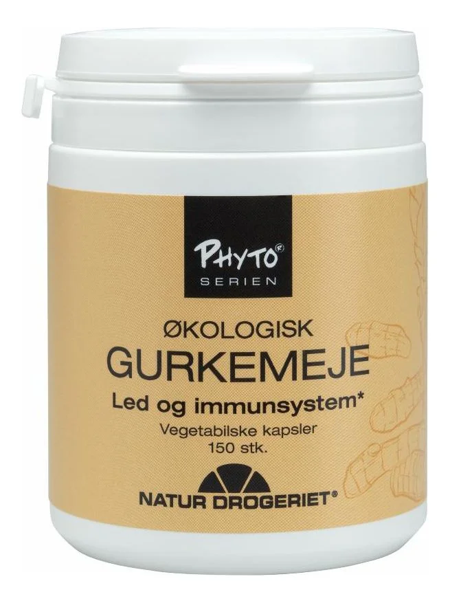 Natur-Drogeriet Gurkemeie Ø - 150 kaps. v:9433316