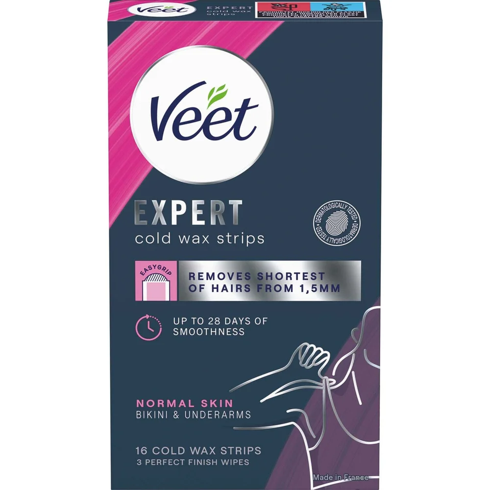 Veet Expert Cold Wax Strips for Bikini & Underarm v:5840972