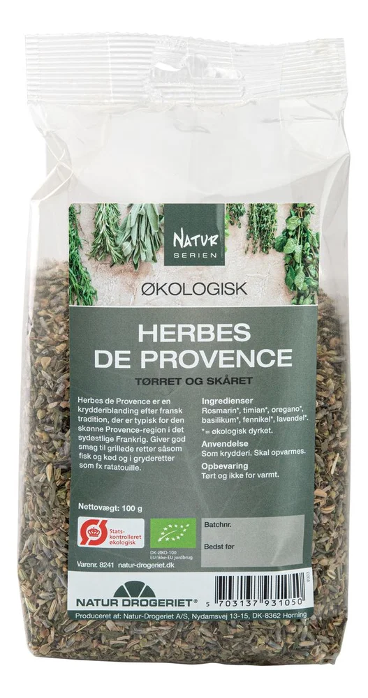 Natur-Drogeriet Herbes de Provence Ø – 100 g. v:9087402 Natur-Drogeriet Herbes de Provence Ø – 100 g. v:9087402