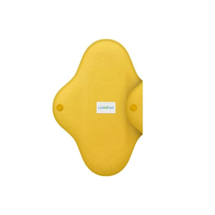 LadyPad Økologiske vaskbare truseinnlegg Pantyliner Yellow Str. M - 1pk v:2811550