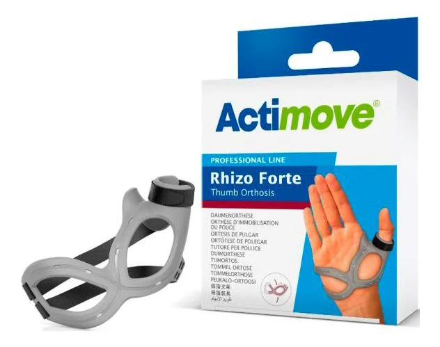 Actimove Rhizo Forte tommelstøtte venstre S – 1 stk. v:9915452 Actimove Rhizo Forte tommelstøtte venstre S – 1 stk. v:9915452