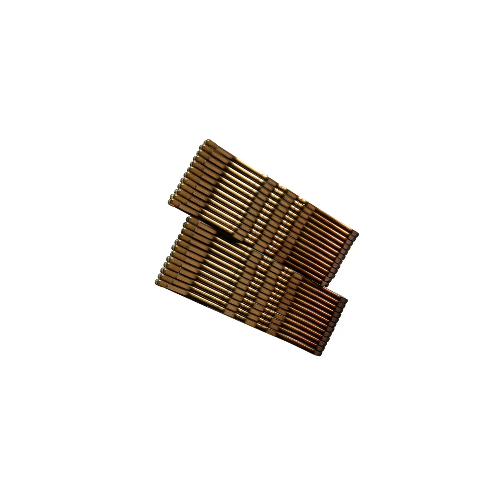 Hair Pin Brown 24 pcs Beauty v:1972337