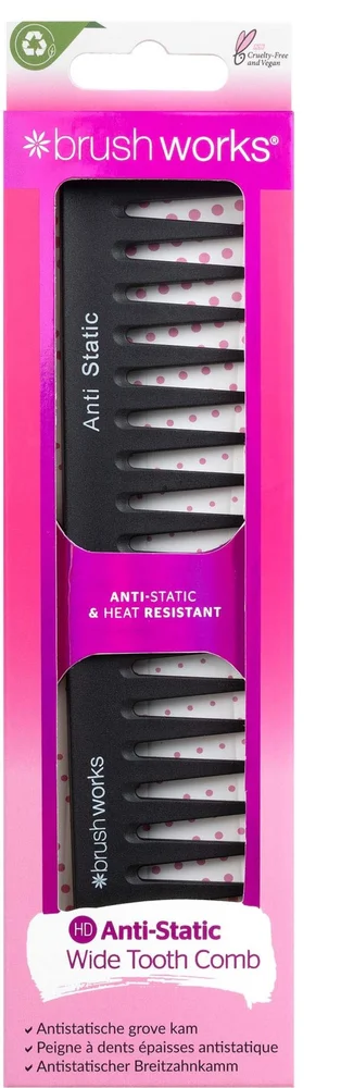 Brushworks Anti-Static Wide Tooth Comb v:3803554 Brushworks Anti-Static Wide Tooth Comb v:3803554