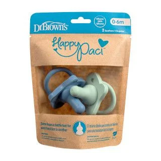 Dr. Brown’s HappyPaci Smokk 2 stk | Silikon v:1341011