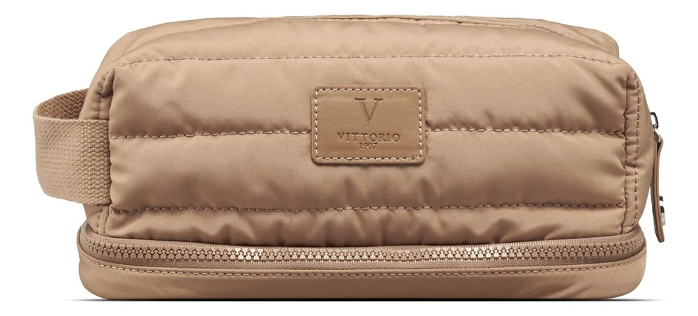 Vittorio Herre-toalettveske i Myk Lett Nylon Kaffe - 1 stk. v:8139808