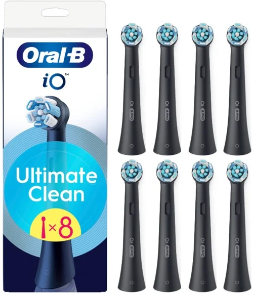 Oral B iO Ultimate Clean Toothbrush Heads Black v:8867090
