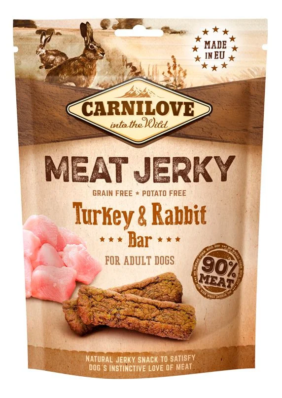 Carnilove Jerky Turkey & Rabbit Bar - 100 g. v:2000713