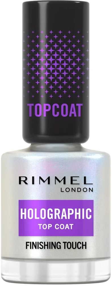Rimmel Holographic Nail Polish Top Coat 12 ml v:4639225 Rimmel Holographic Nail Polish Top Coat 12 ml v:4639225