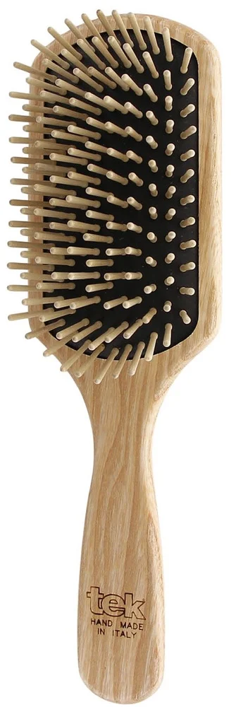 Tek Large Paddle Brush With Short Wooden Pins v:5447109