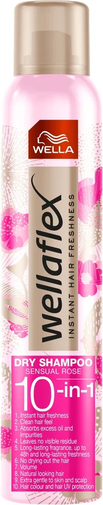 Wella Styling Wellaflex Dry Shampoo Sensual Rose 180 ml v:7215154