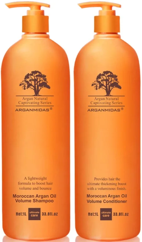 Arganmidas Moroccan Argan Oil Volume Bundle Shampoo 1000 ml & Conditioner 1000 ml v:4943710