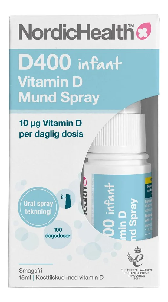 NordicHealth Dlux Infant D3 vitaminspray 7,5 mcg – 15 ml v:1223224 NordicHealth Dlux Infant D3 vitaminspray 7,5 mcg – 15 ml v:1223224
