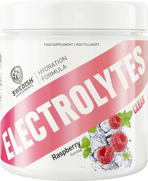 Swedish Supplements Clear Electrolytes – Raspberry 240 g v:7559532