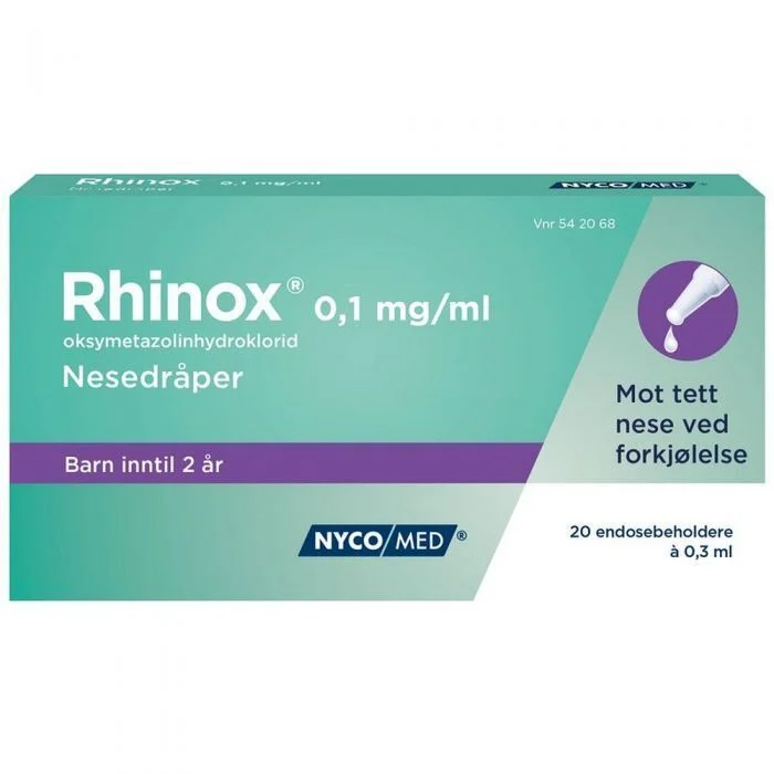 Rhinox nesedråper 0,1mg/ml - 20 endoser v:8328713