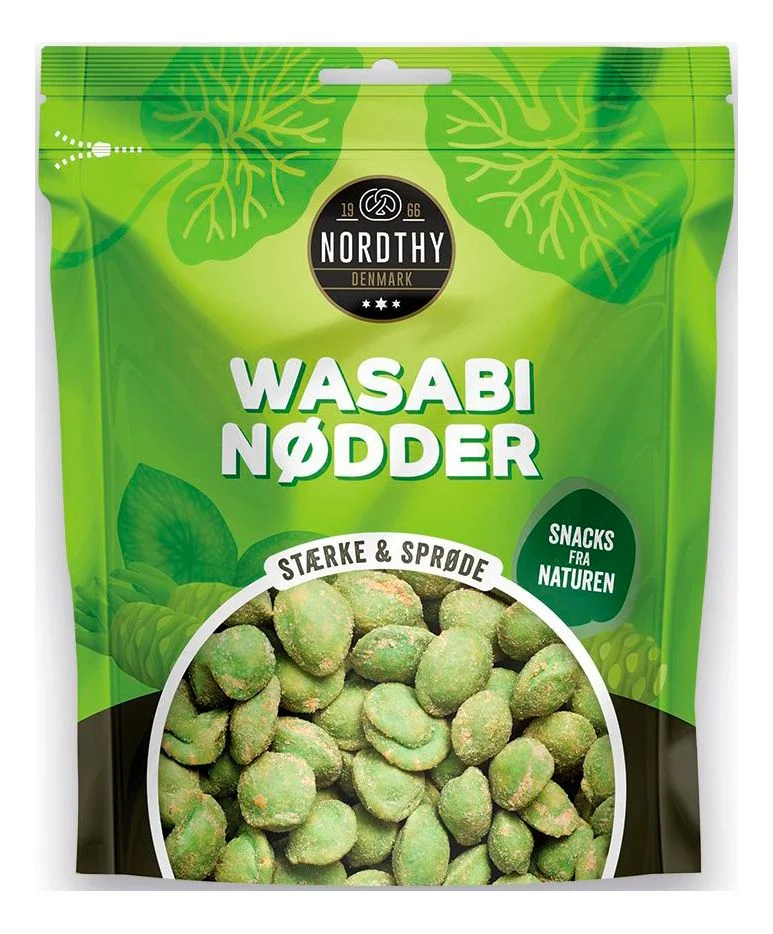 Nordthy Wasabinøtter – 120 g. v:7069054 Nordthy Wasabinøtter – 120 g. v:7069054