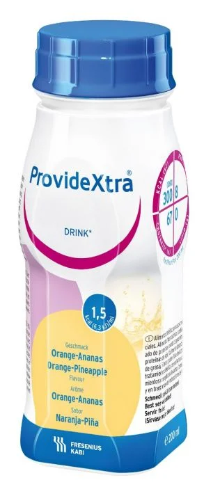 ProvideXtra næringsdrikk appelsin/ananassmak 4x200 ml v:1212679