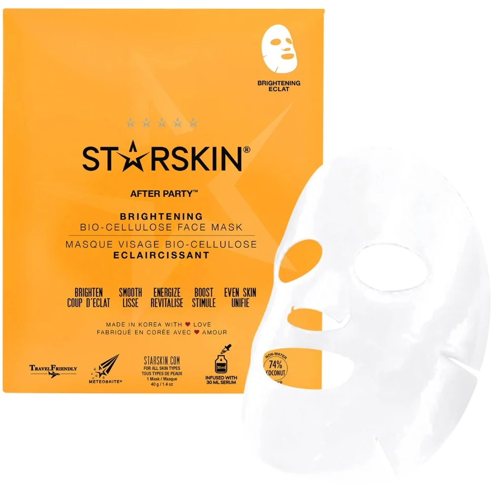 AFTER PARTY™ Brightening Bio-Cellulose Face Mask, 30ml v:6916176 AFTER PARTY™ Brightening Bio-Cellulose Face Mask, 30ml v:6916176