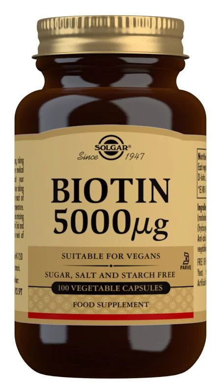 Solgar Biotin 5000 µg - 100 kap v:6903369