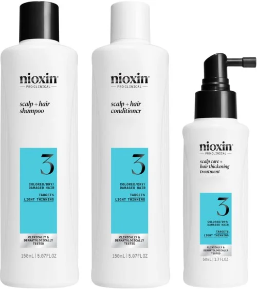Nioxin System 3 Trial Kit for Colored Thinning Hair v:3802076 Nioxin System 3 Trial Kit for Colored Thinning Hair v:3802076