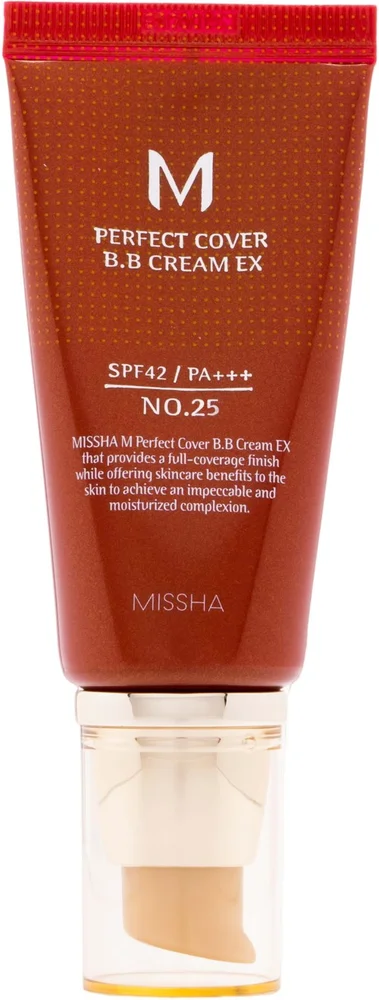 MISSHA M Perfect Cover B.B Cream Spf42 / Pa+++ No.25 Warm Beige v:1447023 MISSHA M Perfect Cover B.B Cream Spf42 / Pa+++ No.25 Warm Beige v:1447023