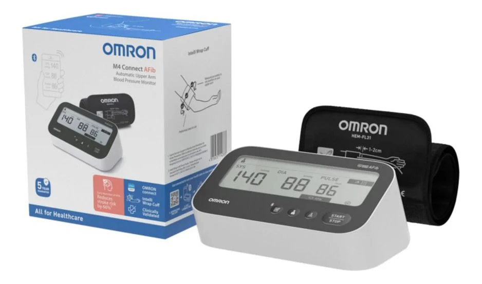 Omron M4 Connect AFib Digital Blodtrykksmåler – 1 stk. v:5591194 Omron M4 Connect AFib Digital Blodtrykksmåler – 1 stk. v:5591194