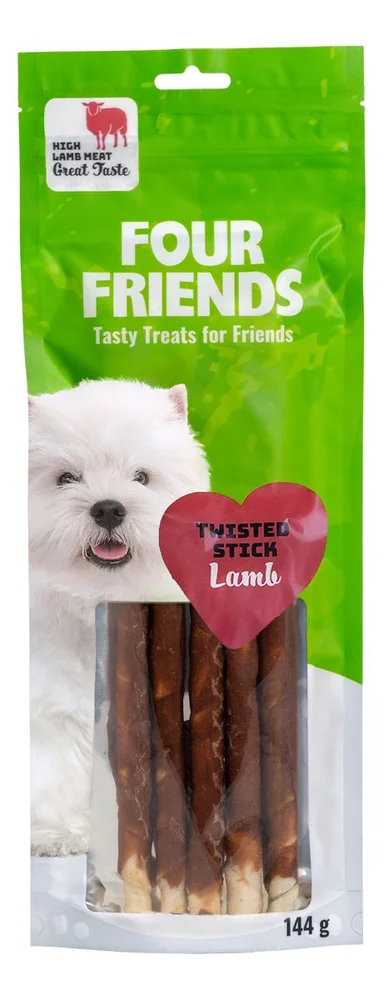 FourFriends Twisted Stick Lamb 25 cm – 5 stk. v:8319089