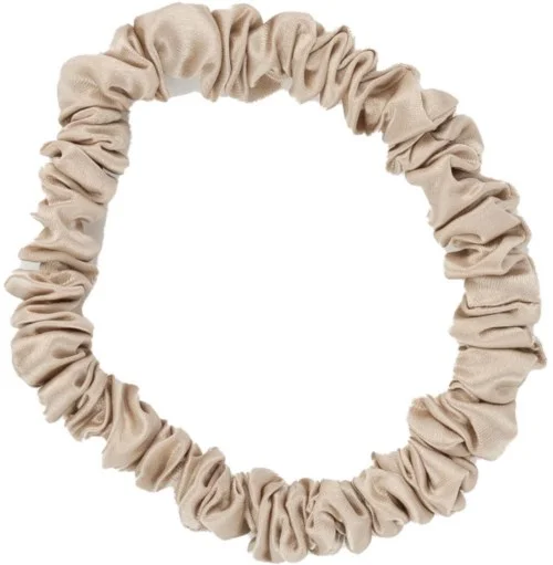 ByBarb Silk Hair Tie Thin Beige 1-p v:4877639