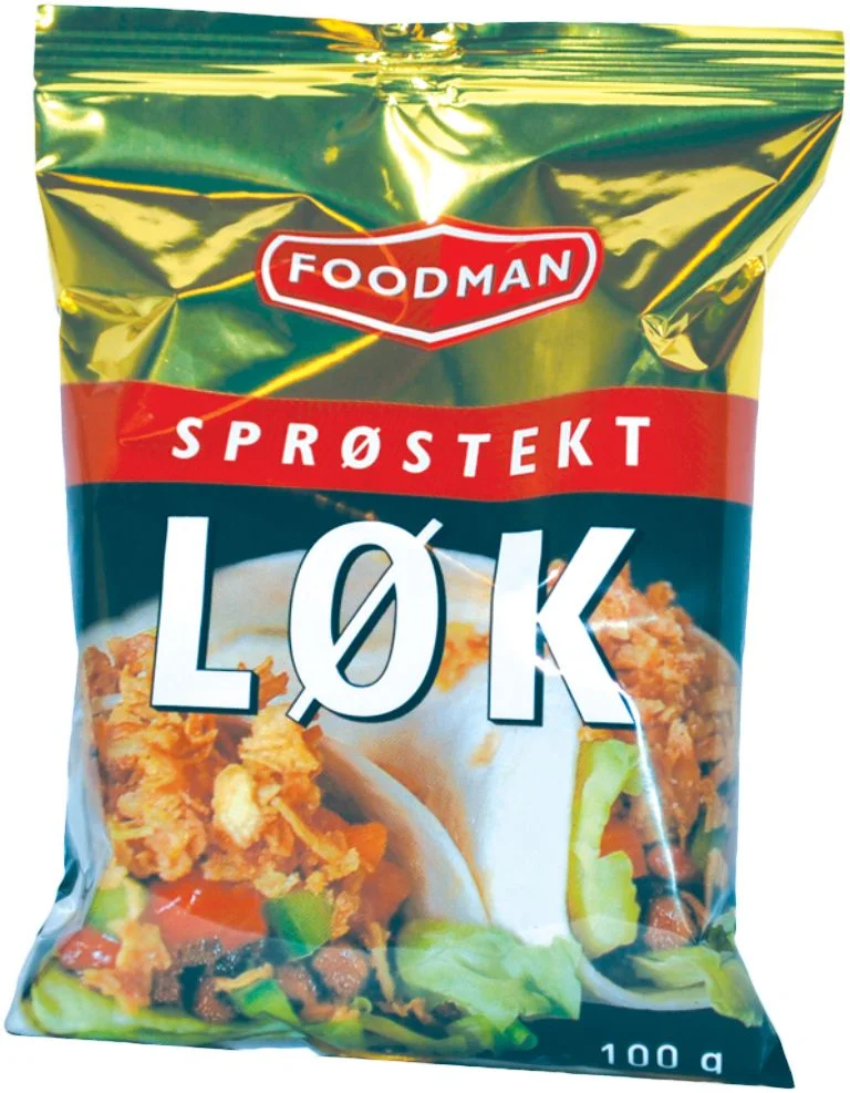 Foodman Sprøstekt løk – 100 g – 100 g v:3220094 Foodman Sprøstekt løk – 100 g – 100 g v:3220094