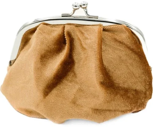 Face Stockholm Velvet Bag Small Gold v:9009443