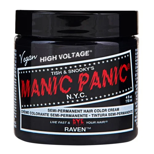Manic Panic Semi-Permanent Hair Color Cream Raven v:7632464