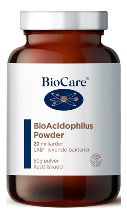 Biocare BioAcidophilus pulver LAB4 – 60 gram v:3827615