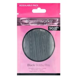 Brushworks Black Bobby Pins 50pcs v:4655324 Brushworks Black Bobby Pins 50pcs v:4655324