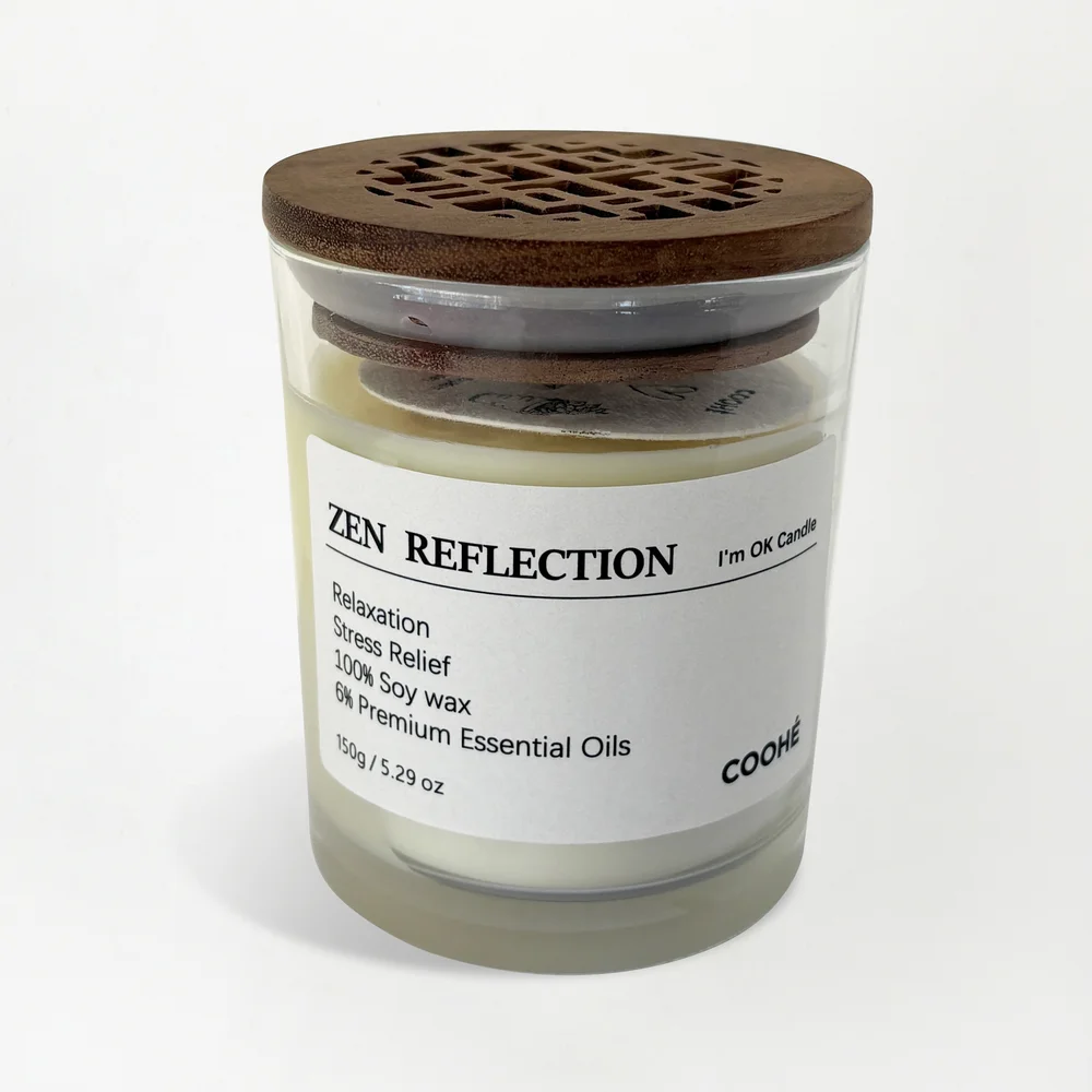 I’M OK Soy Wax Aroma Candle Zen Reflection 150 g – COOHÉ v:2223536
