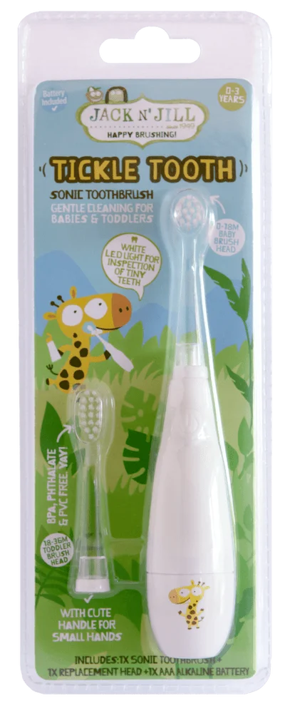 Jack N’ Jill elektrisk tannbørste med LED-lys 0-3 år v:2934651 Jack N’ Jill elektrisk tannbørste med LED-lys 0-3 år v:2934651