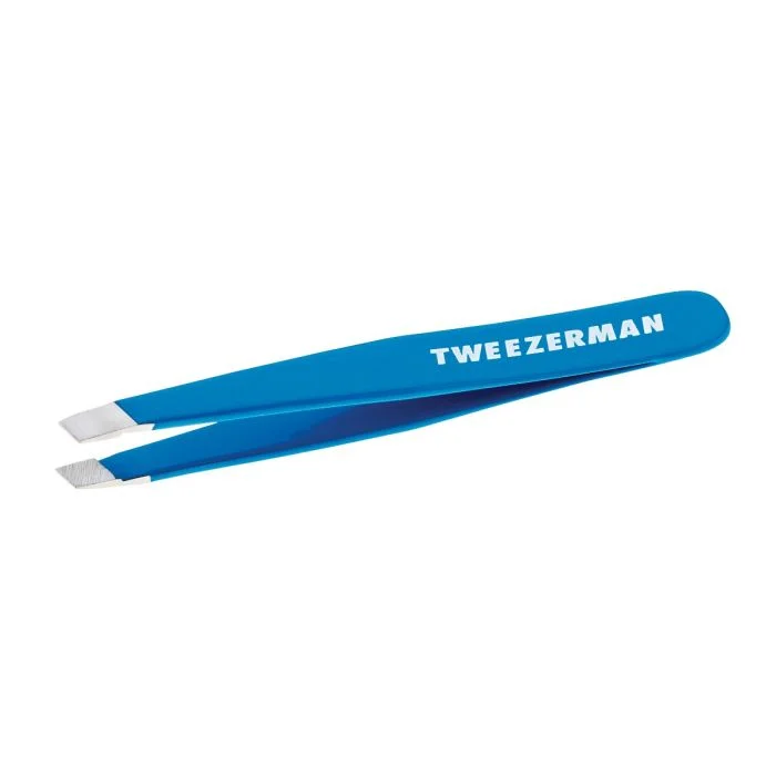 Tweezerman Mini Slant Tweezer Bahama Blue pinsett 1 stk v:9988722 Tweezerman Mini Slant Tweezer Bahama Blue pinsett 1 stk v:9988722