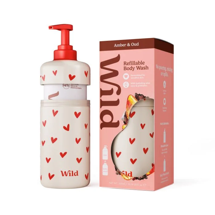 Wild Body Wash Love Heart Case Amber Oud v:6129897